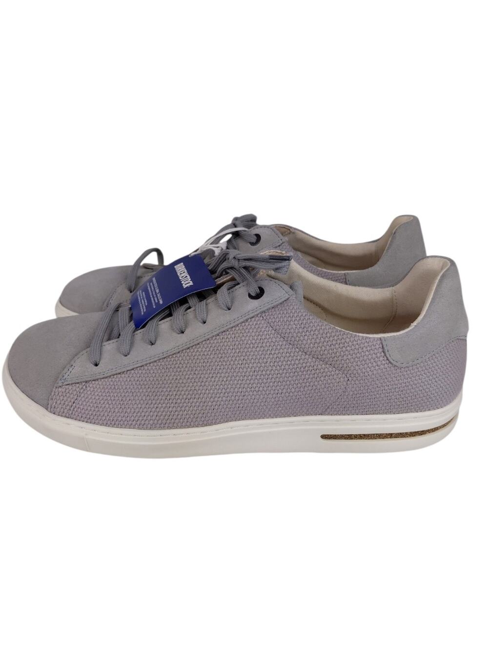 Birkenstock Mens Size 13 Shoes NEW Bend Low Suede Textile Canvas Whale Grey